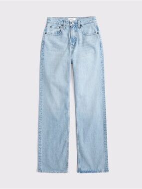 ABERCROMBIE & FITCH || Curve Love Ultra High Rise 90s Straight Jean Size 31